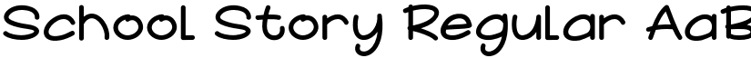 School Story Regular font