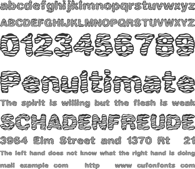Waver font preview