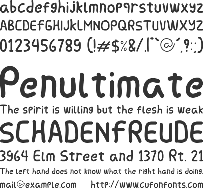 Chorovalent Deputy font preview