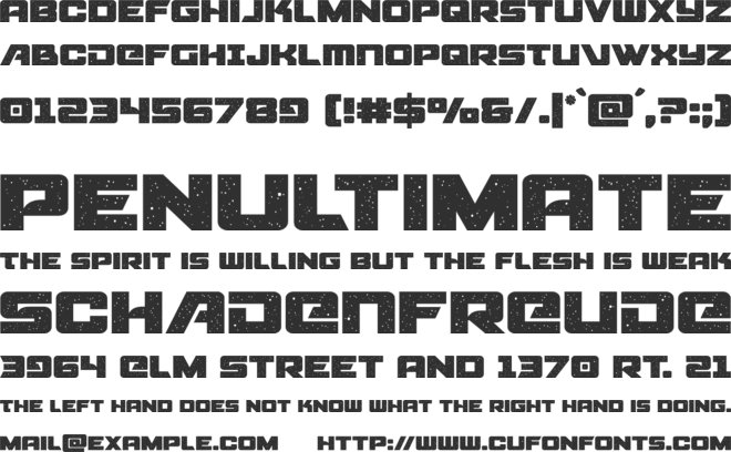 Starcruiser font preview