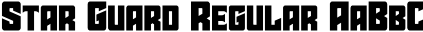 Star Guard Regular font