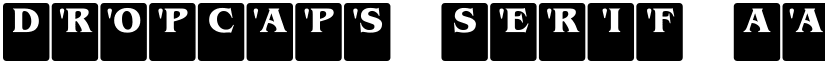 DropCaps Serif font