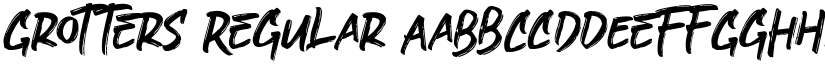 Grotters Regular font