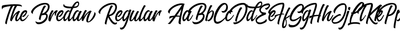 The Bredan Regular font