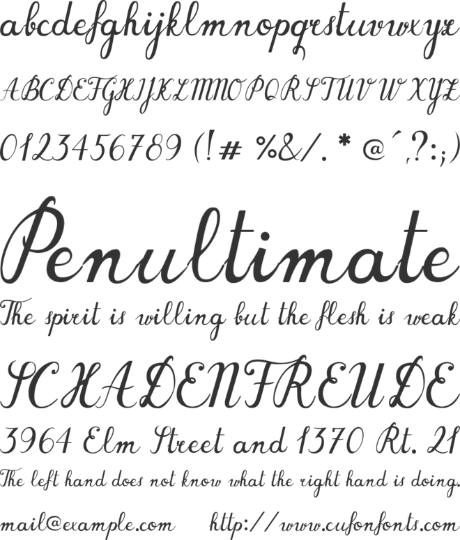 BarForst font preview