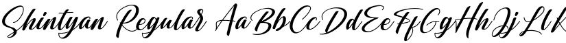 Shintyan Regular font