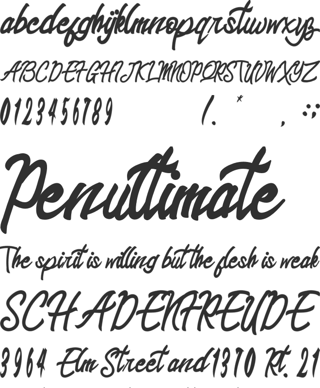 Sinestesia font preview