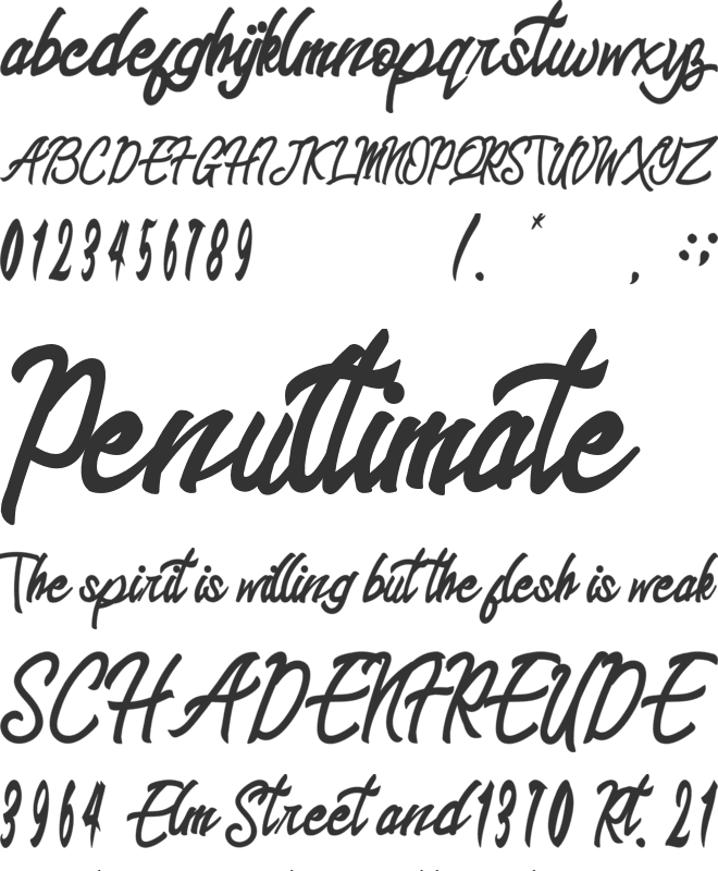 Sinestesia font preview