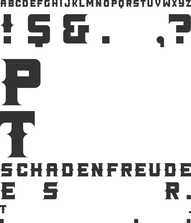 LAND+MINE font preview