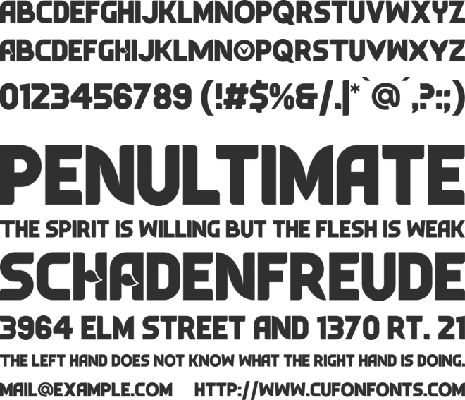 Typesauce font preview