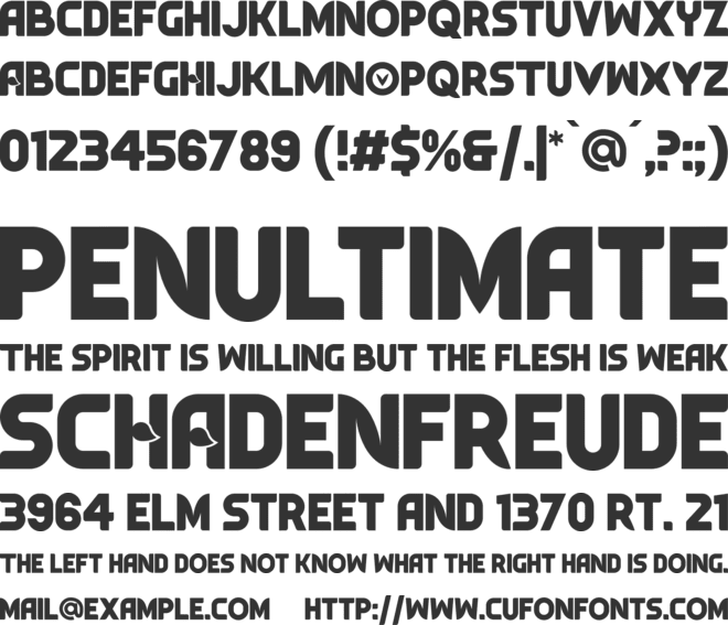 Typesauce font preview