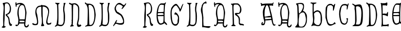 Ramundus Regular font