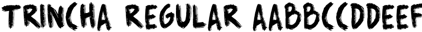 Trincha Regular font