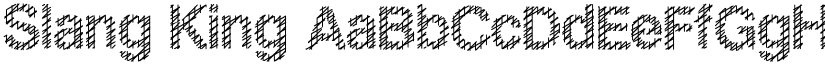 Slang King font