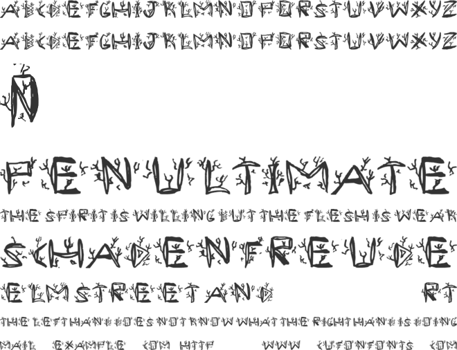 Ramada 1 font preview