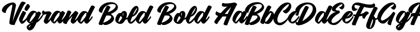 Vigrand Bold Bold font