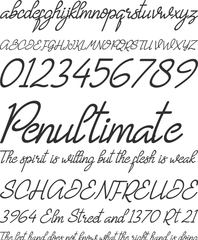 Gemmo font preview