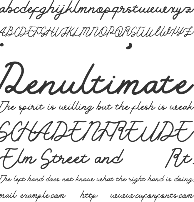 Anderlecht font preview