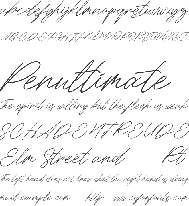 Maldins FREE font preview