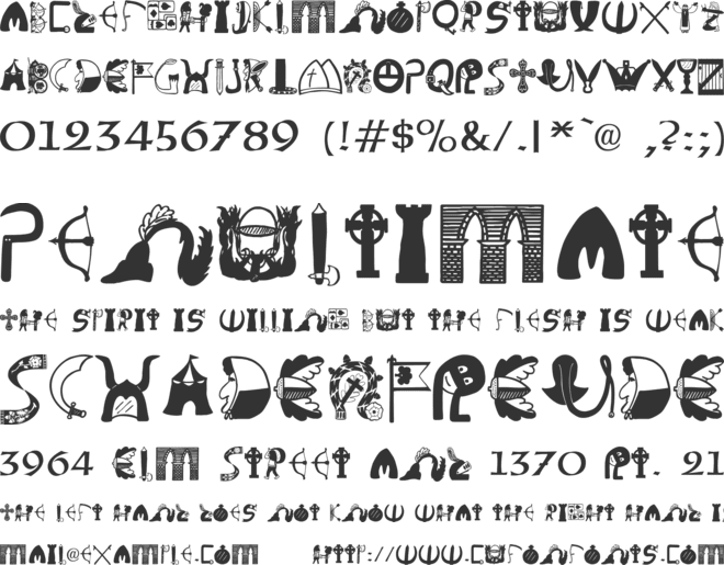 Briaroak Shire font preview