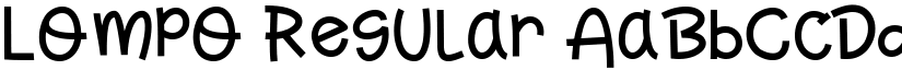 Lompo Regular font