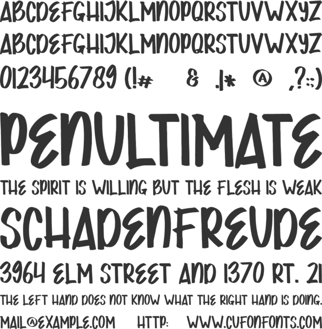 JOKOWI PRABOWO font preview