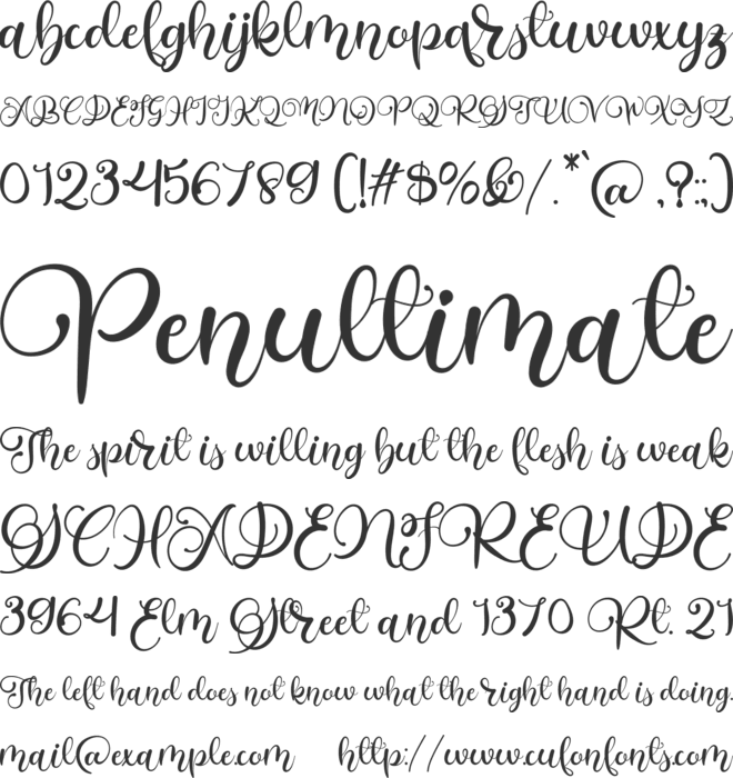 Alarate Script Personal Use font preview