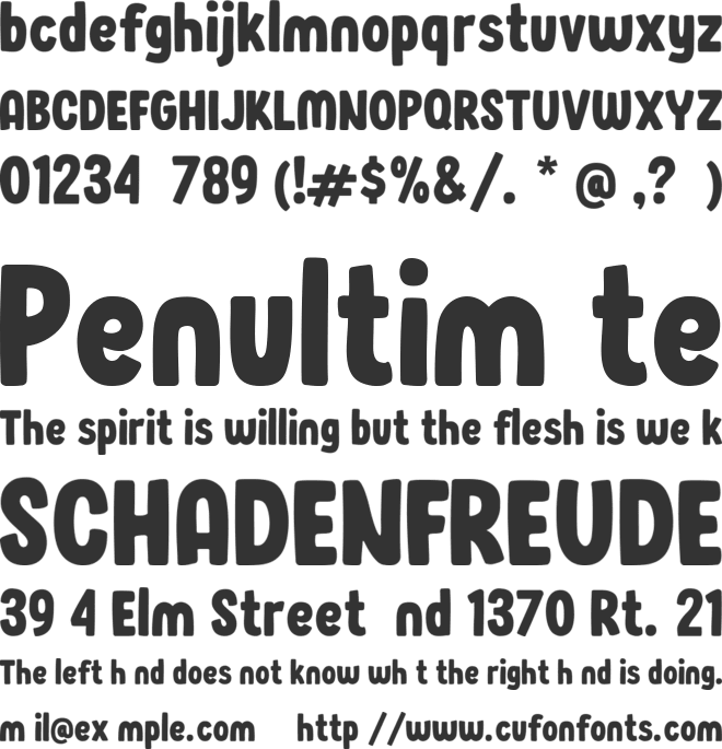 Wonder Boys font preview