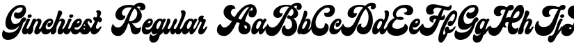Ginchiest Regular font