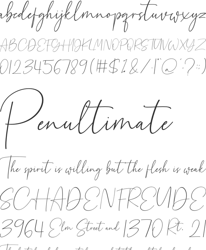 Beholder font preview