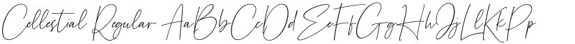 Cellestial Regular font
