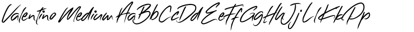 Valentino Medium font