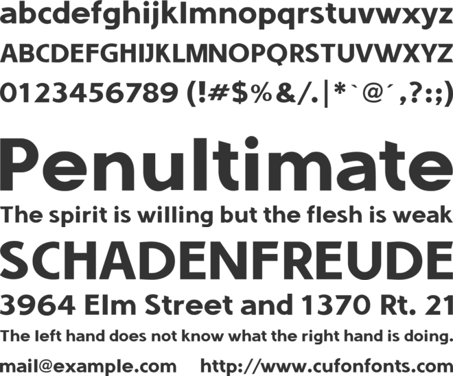 Sounds Good font preview