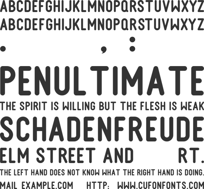 Kohne Makina font preview