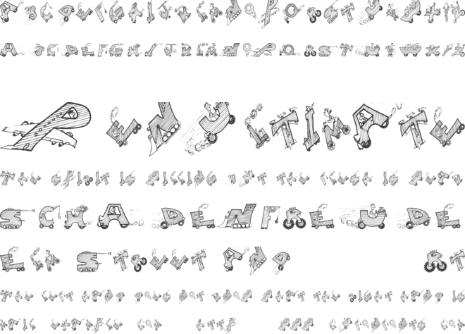 Drivers font preview