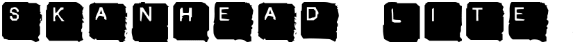 SkanHead  Lite font