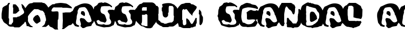 Potassium Scandal font
