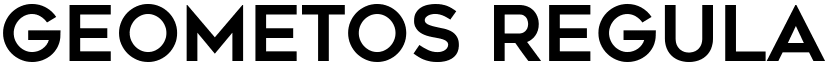 Geometos Regular font