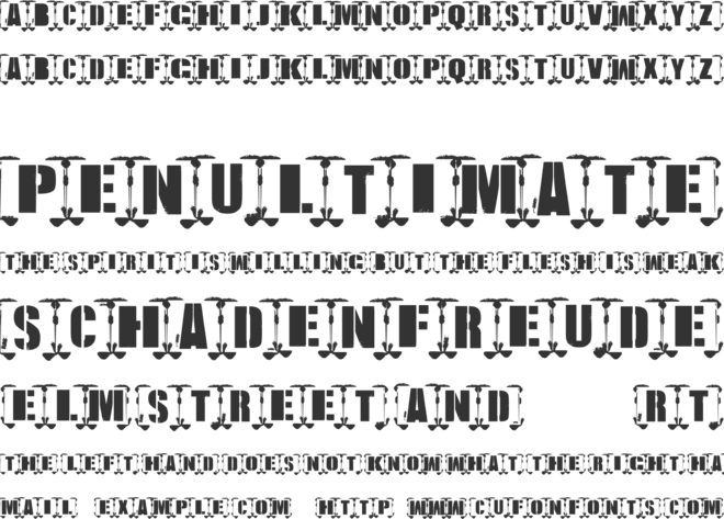 Estilo Urbano font preview