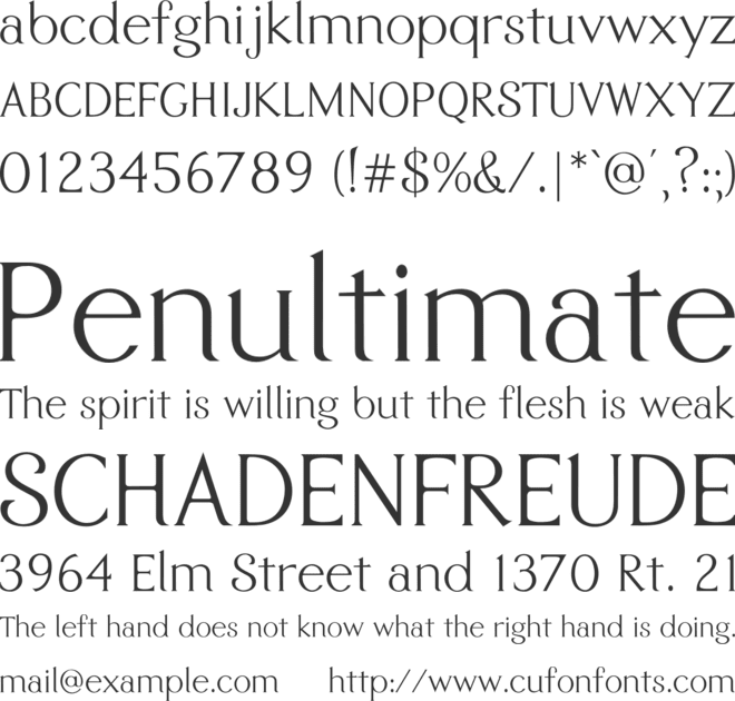 Eremite font preview