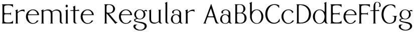 Eremite Regular font