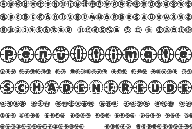 Vintage Vacation font preview