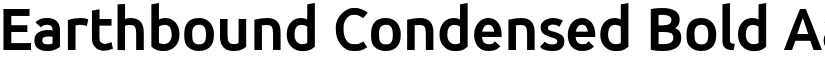 Earthbound Condensed Bold font
