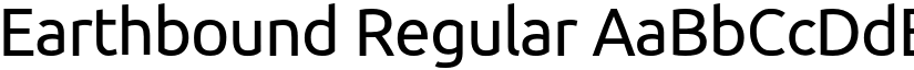 Earthbound Regular font
