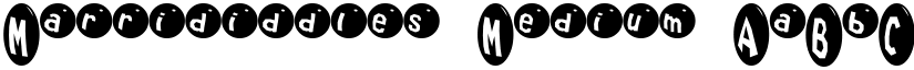 Marrididdles font download