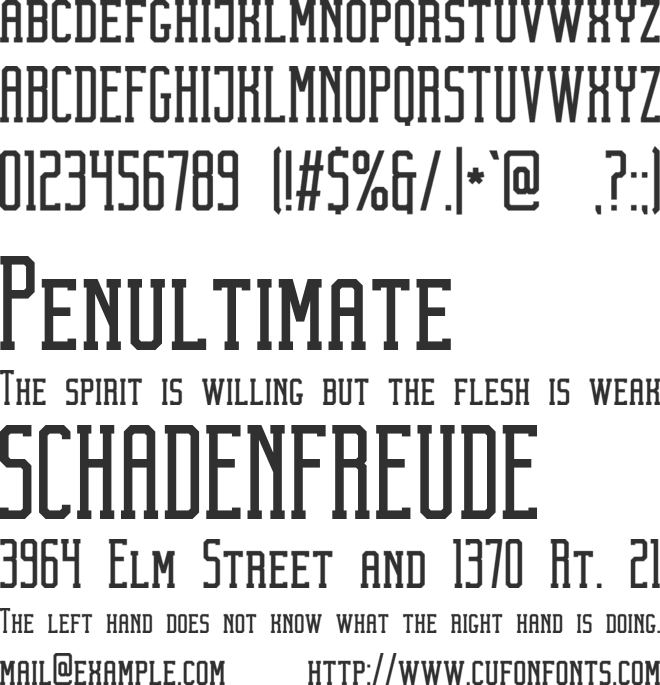 Theobald_Clean font preview