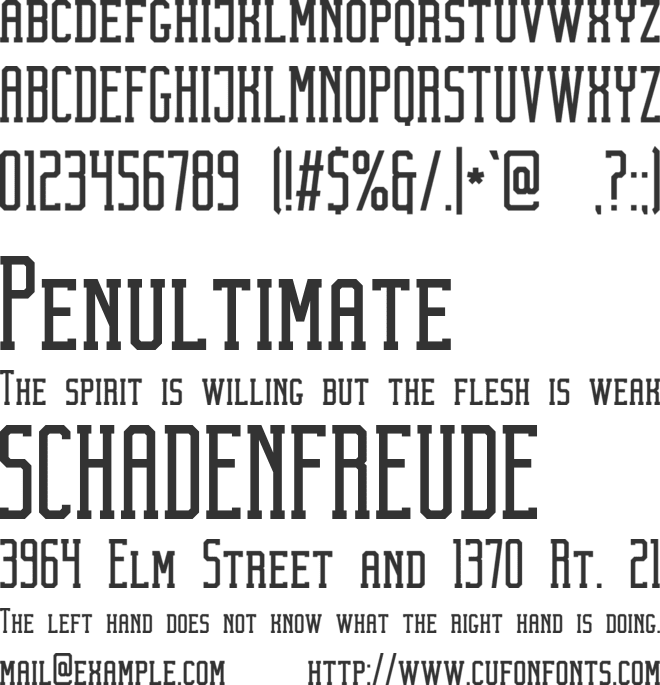 Theobald_Clean font preview