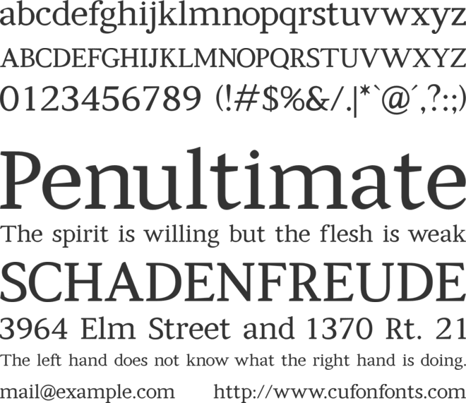 Kompani font preview