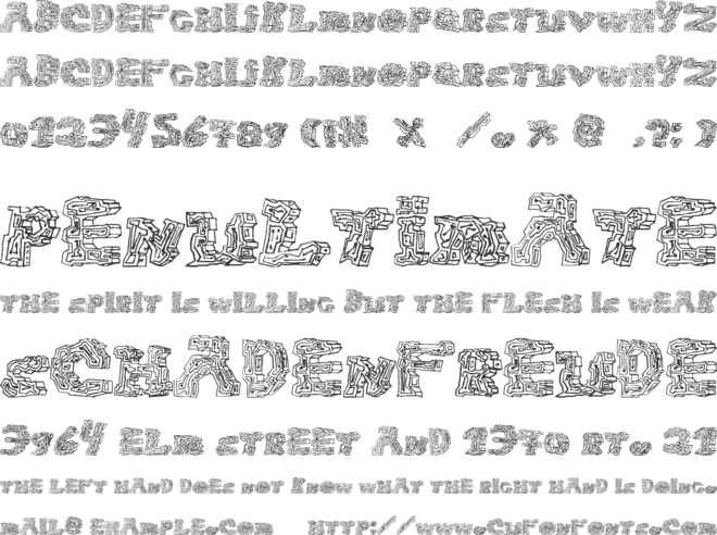 Halo-Sonic font preview