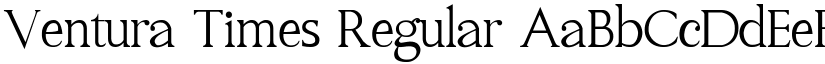 Ventura Times Regular font